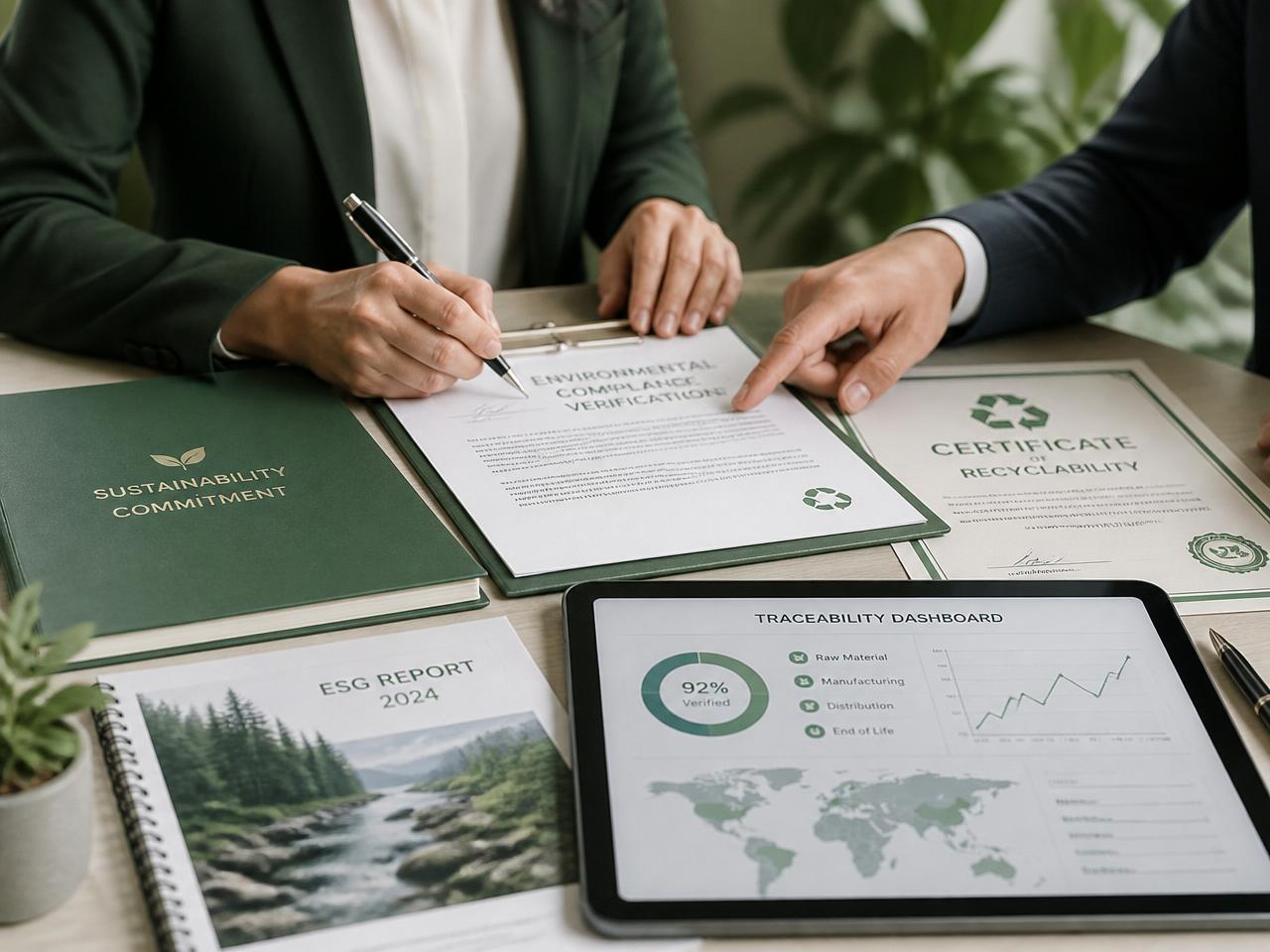 Documente de conformitate, certificate de reciclare și dashboard de trasabilitate